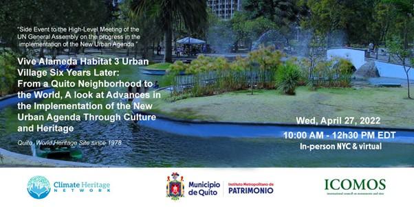 High-Level Meeting of the UN General Assembly: side event “Vive Alameda Habitat III Urban Village Project”, 27th April 2022